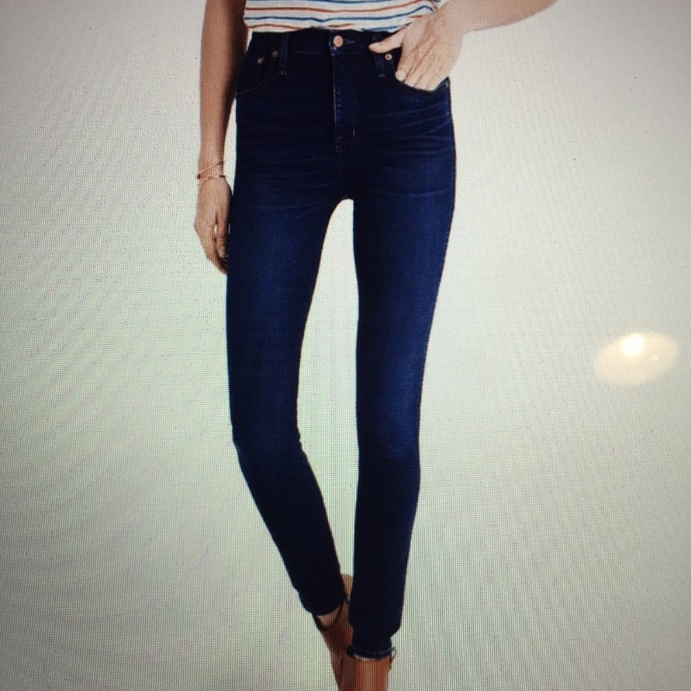Madewell 10" high riser jeans size 25